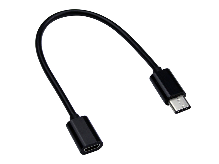 Micro母 转 type C公 转接线 黑色